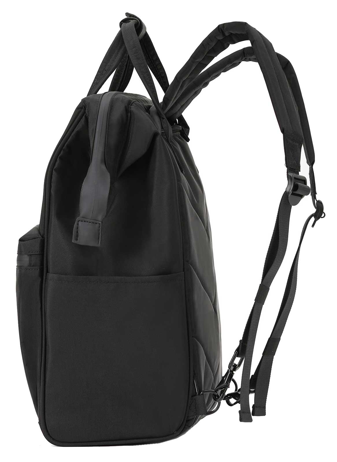 Harley-Davidson Women's Black Opal Tote Backpack w/ Hideaway Straps - Black - No Hassle Returns at Wisconsin Harley
