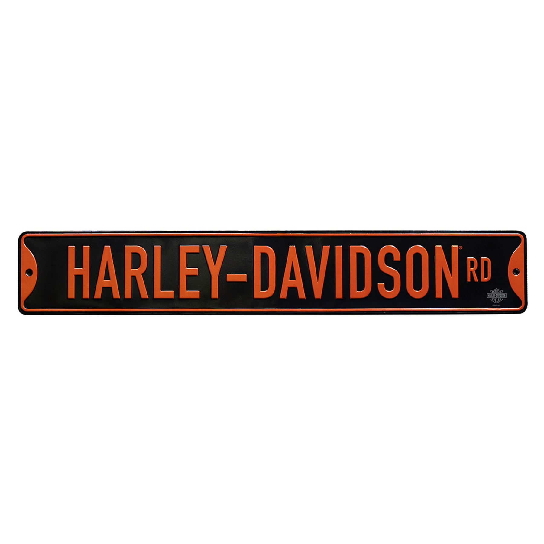 Harley-Davidson Embossed Tin Sign, Harley-Davidson Road, 32 x 5.3 inches - Wisconsin Harley-Davidson