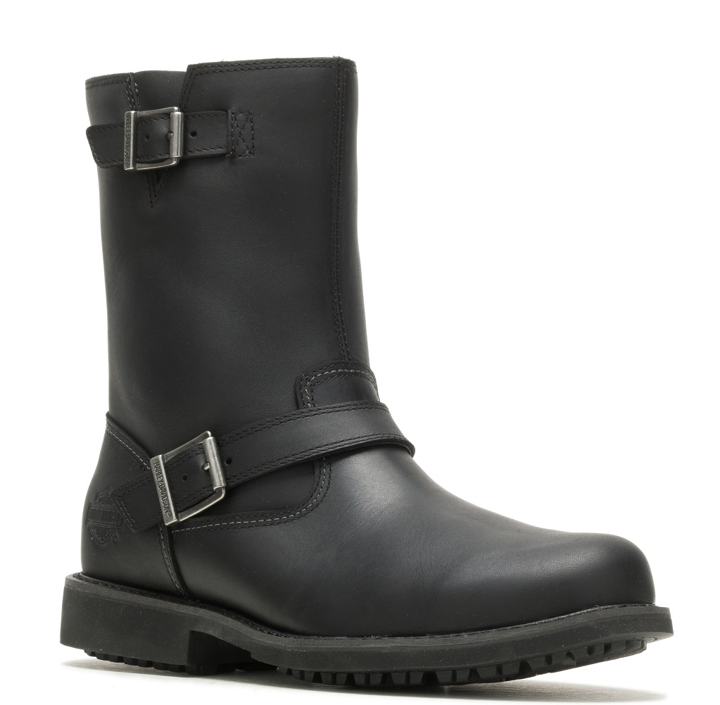 Harley-Davidson Men's Proctor Buckle 8.5-Inch Black Motorcycle Boots, D96286 - Wisconsin Harley-Davidson