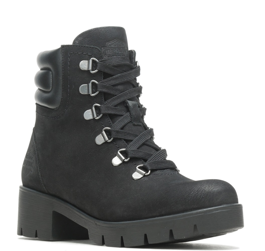 Harley-Davidson Women's Trawood Black or Brown 5.25-Inch Motorcycle Boots D84789 - Wisconsin Harley-Davidson