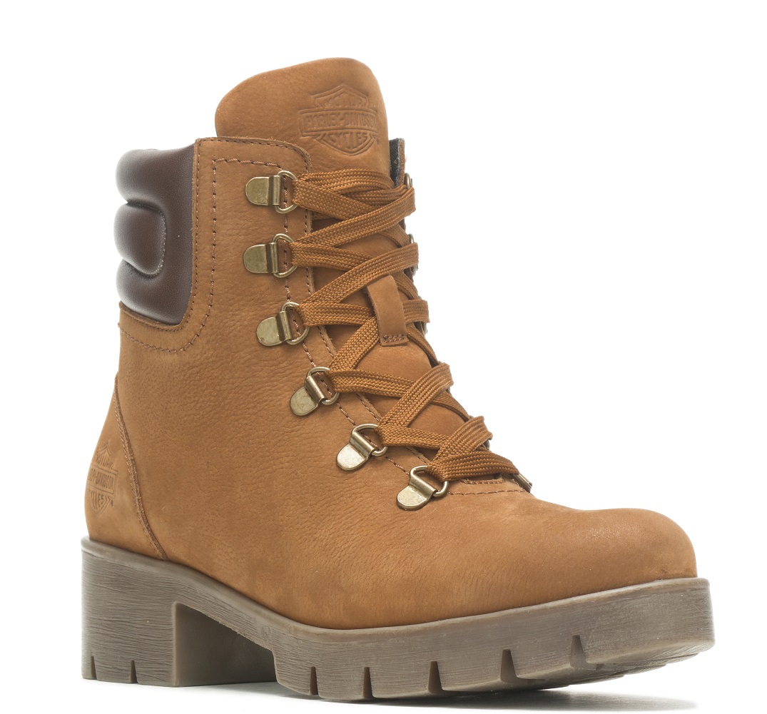 Harley-Davidson Women's Trawood 5.25-Inch Motorcycle Boots D84790 (Brown, 5) - Wisconsin Harley-Davidson