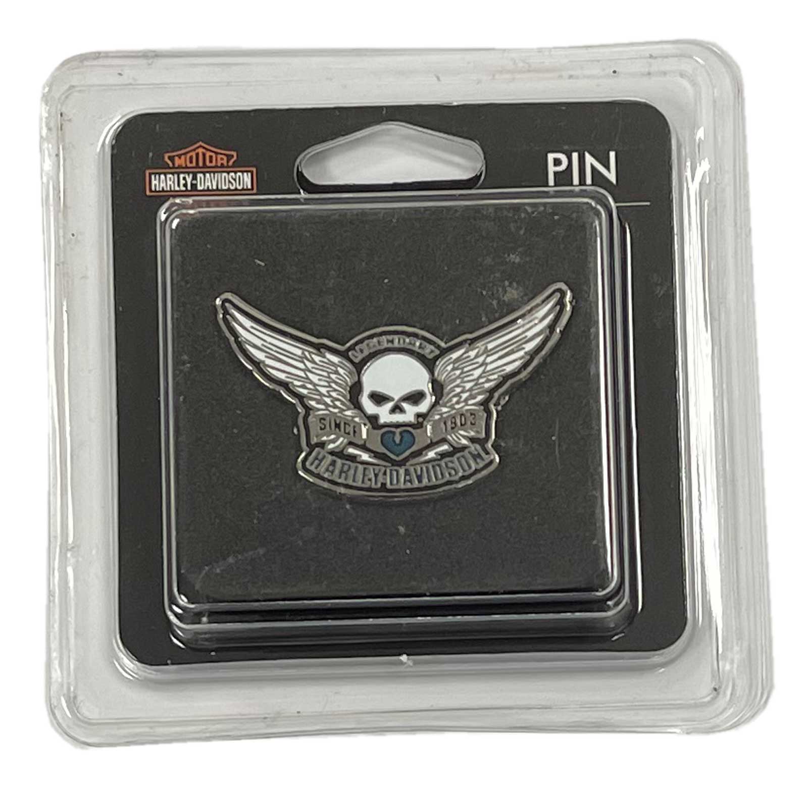 Harley-Davidson Free Shipping - Harley-Davidson 1.5 inch. Guardian Winged Skull Metal Pin, Gloss Finish - Free Shipping on many products plus Orders Over $99