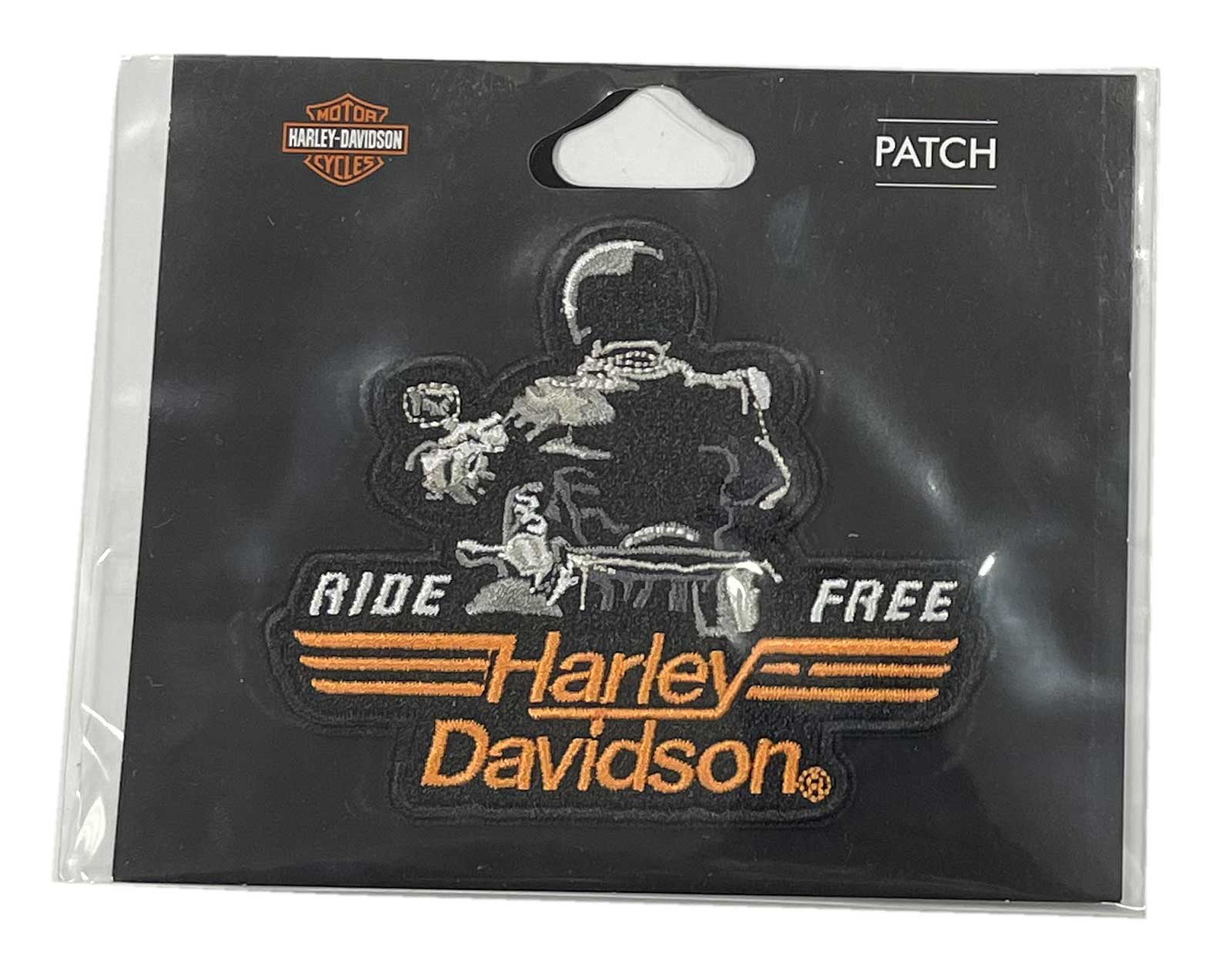 HARLEY DAVIDSON ウインカー Harley-Davidson® 3.5 in. Embroidered Burnin' Rubber Emblem Sew-On