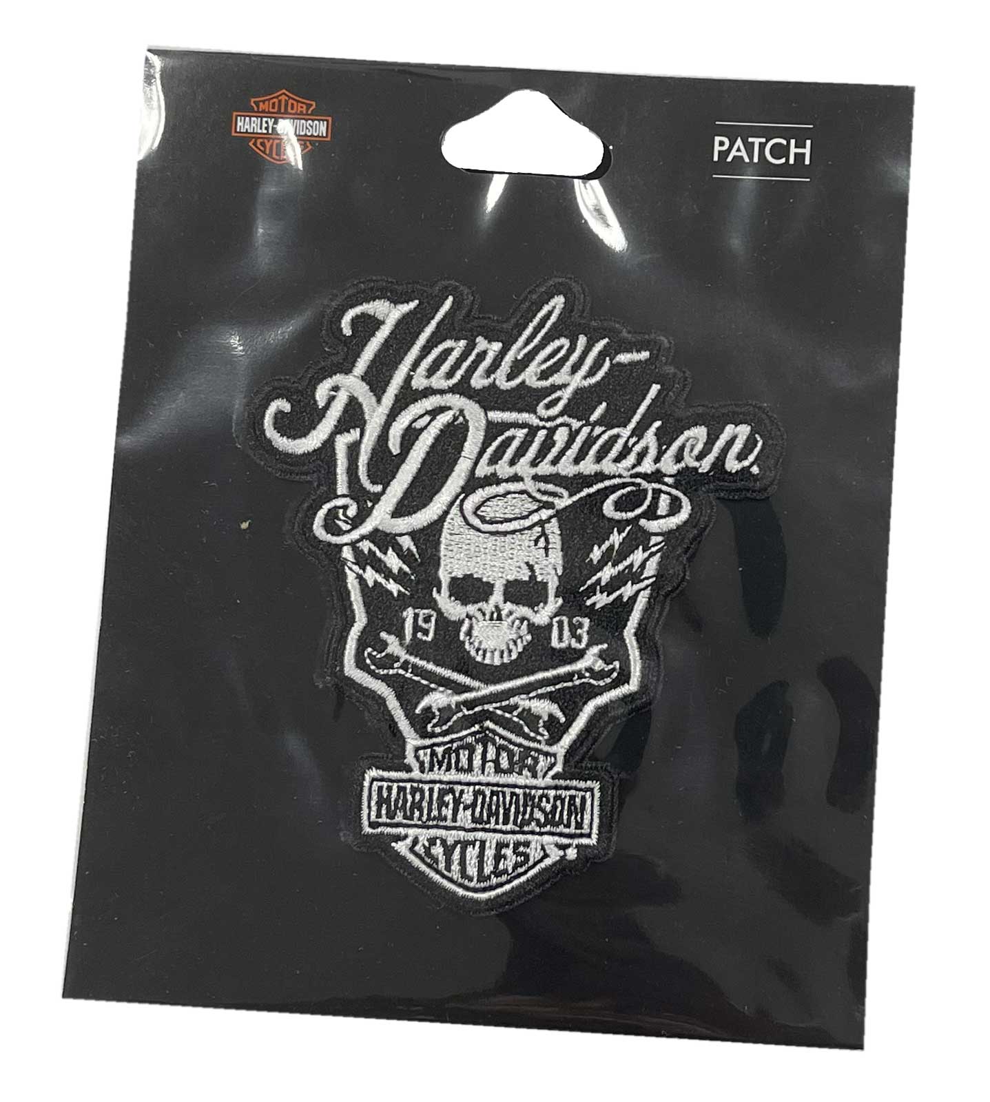 Harley-Davidson Free Shipping - Harley-Davidson 3.5 in. Embroidered Bolts n' Doodads Emblem Sew-On Patch - Black - Free Shipping on many products plus Orders Over $99