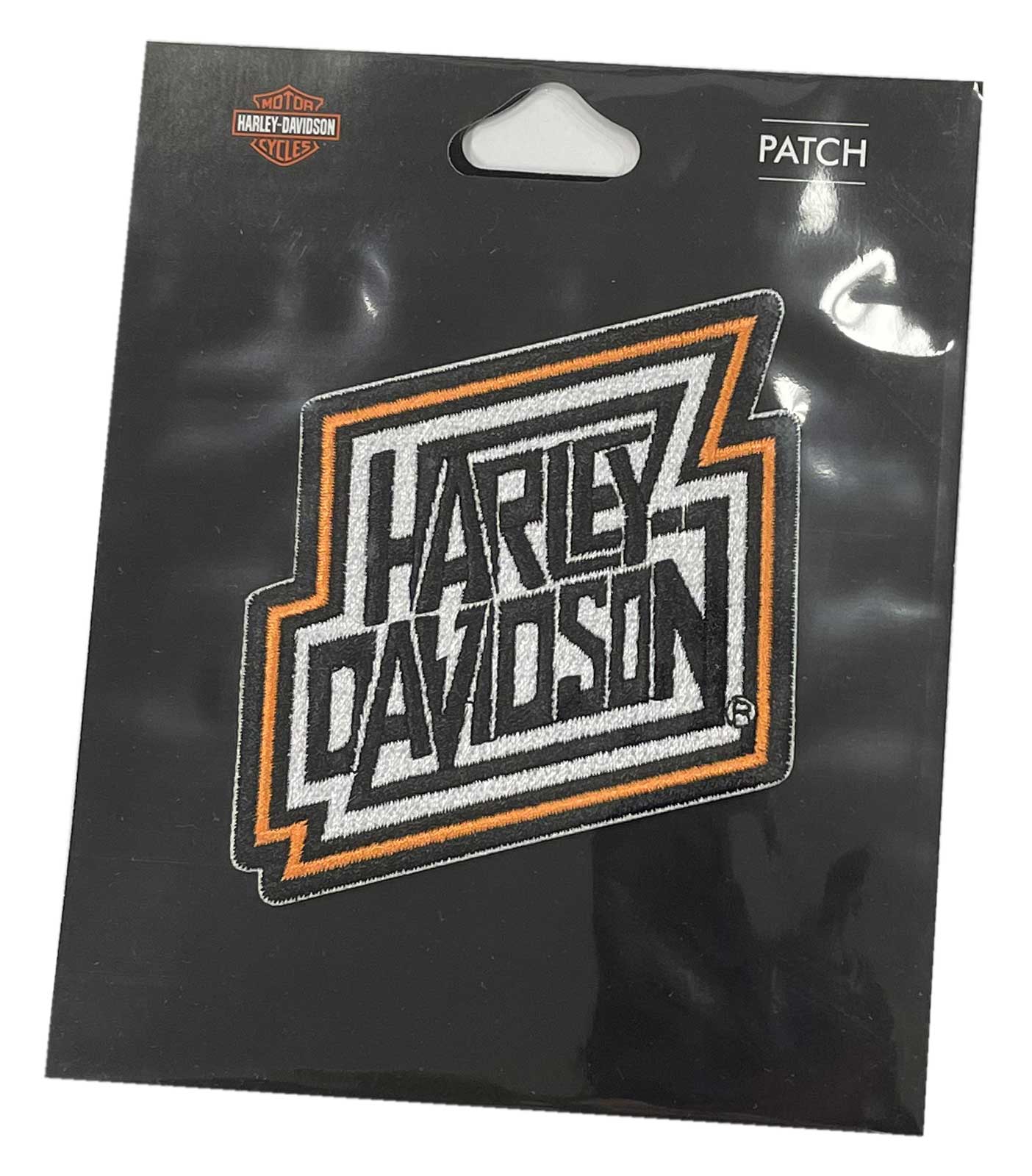 Harley-Davidson Free Shipping - Harley-Davidson 3.5 in. Embroidered H-D Lightning Emblem Sew-On Patch - Black - Free Shipping on many products plus Orders Over $99