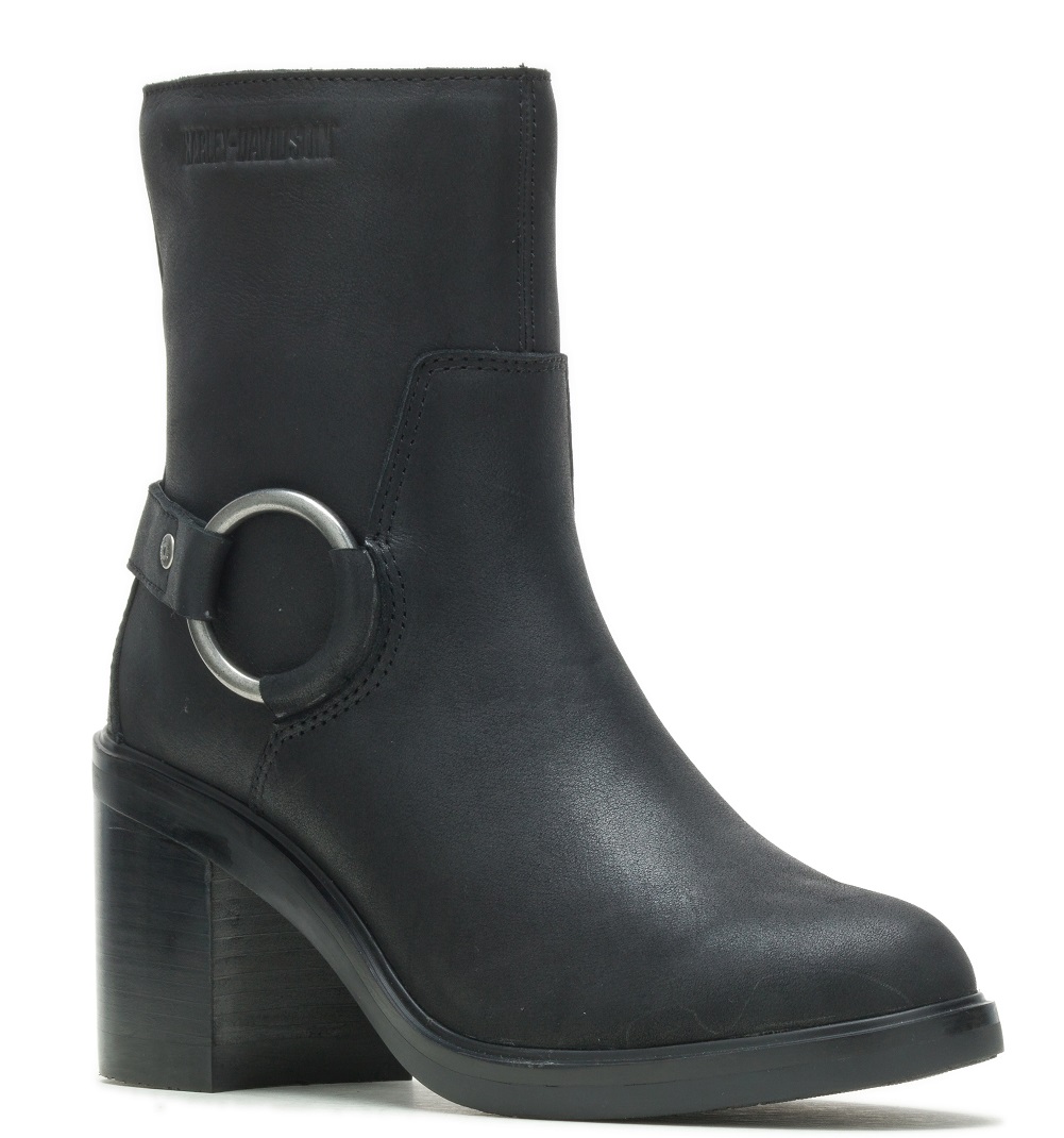 Harley-Davidson Women's Lavina Black or White 6-Inch Fashion Boots D65004 - Wisconsin Harley-Davidson