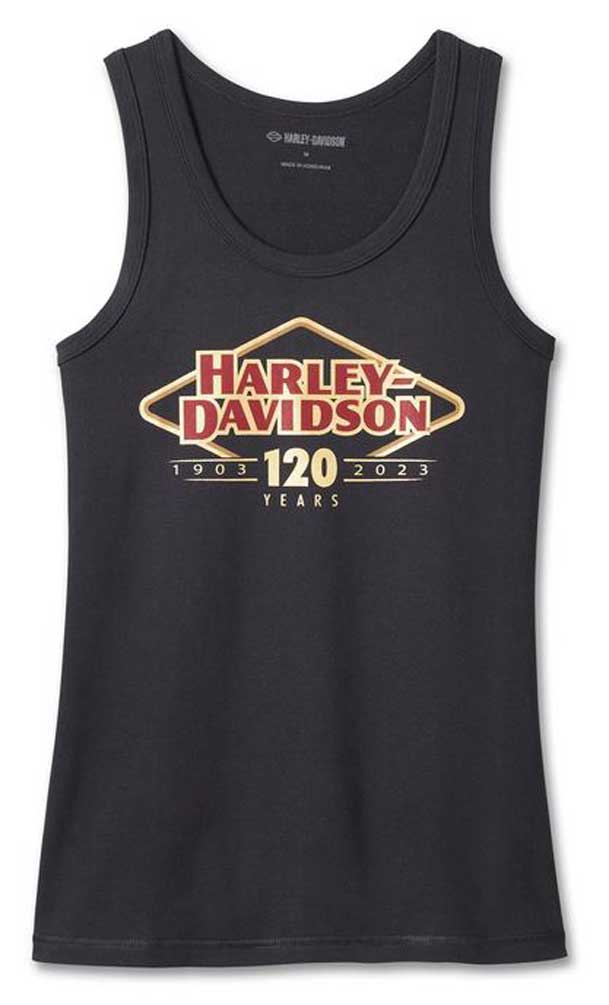 Harley-Davidson® Women's 120th Anniversary Ultra Classic Tank Top 96723 ...