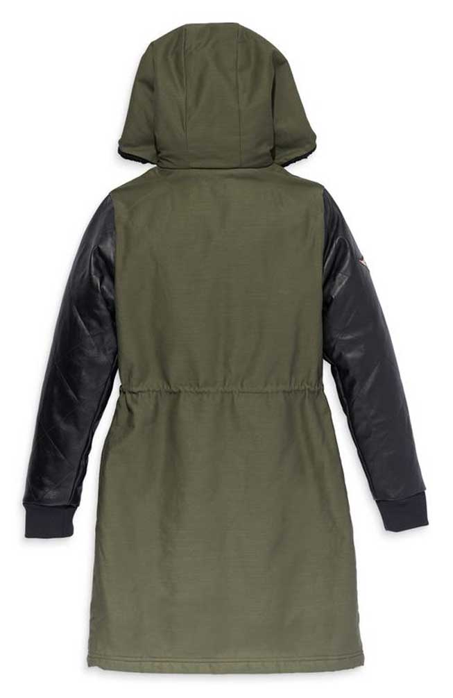 Harley-Davidson Free Shipping - Harley-Davidson Women's Up North Parka w/ Leather Sleeves - Green 97425-23VW - Free Shipping on many products plus Orders Over $99