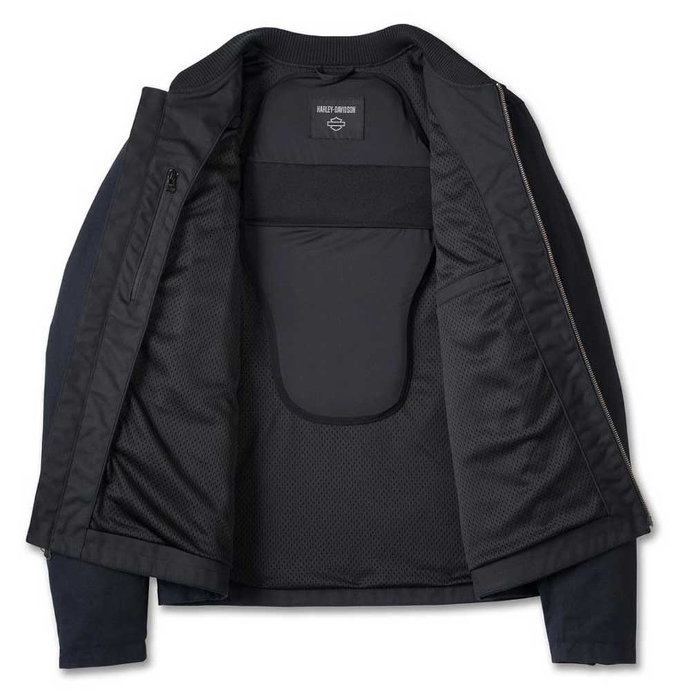 Harley-Davidson Men's Layering System Bomber Riding Jacket - Black 98125-23VM - No Hassle Returns at Wisconsin Harley