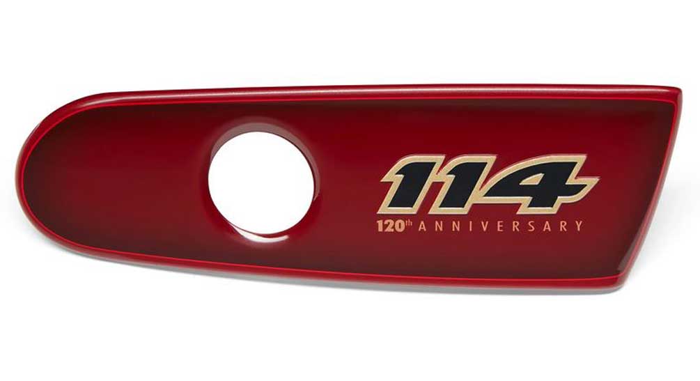 Harley-Davidson 120th Anniversary Air Cleaner Trim - Standard - Red 61301326 - Wisconsin Harley-Davidson
