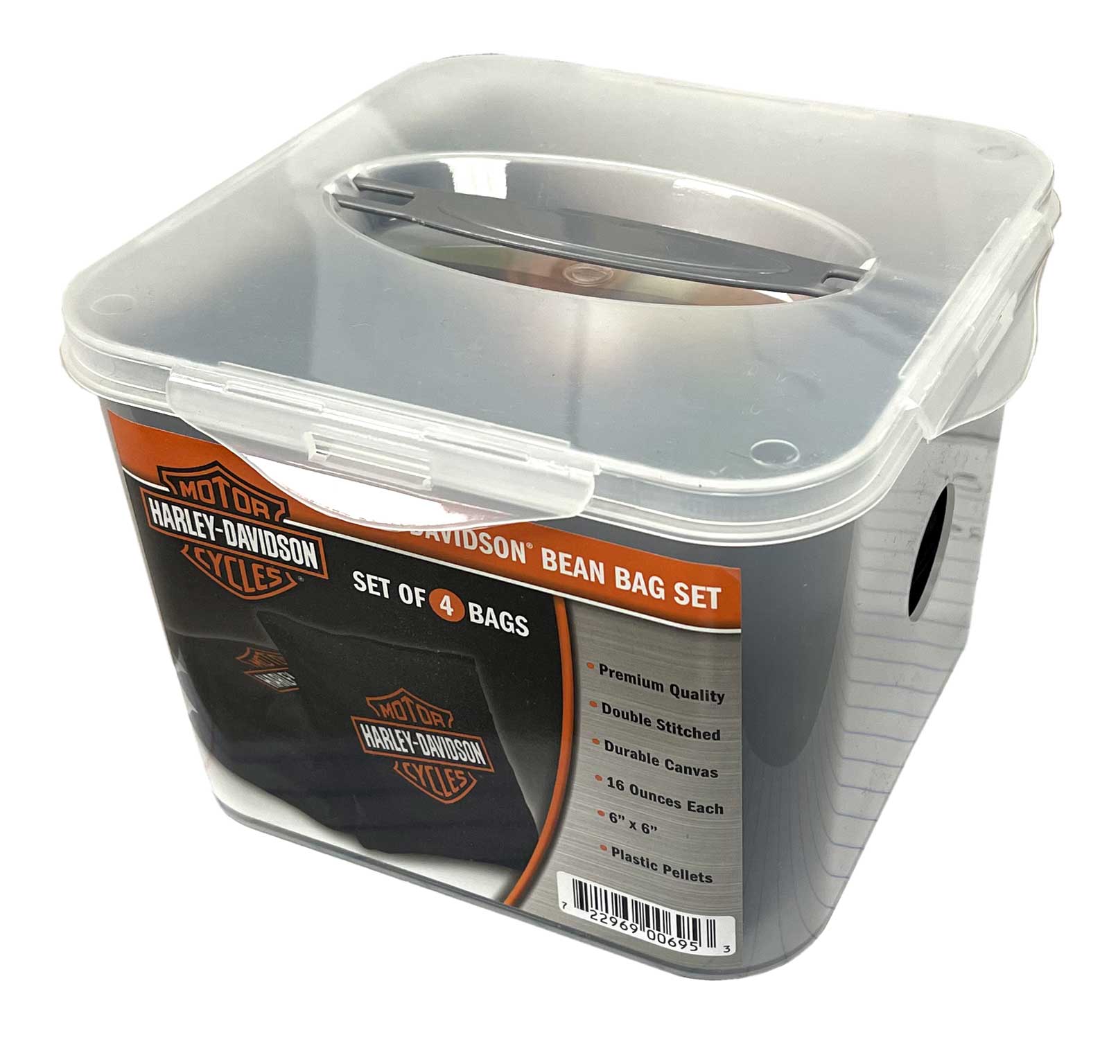 Harley-Davidson Free Shipping - Harley-Davidson Yard Game Bean Bag Set - Four Pack w/ Storage Tote - Black Bags - Free Shipping on many products plus Orders Over $99
