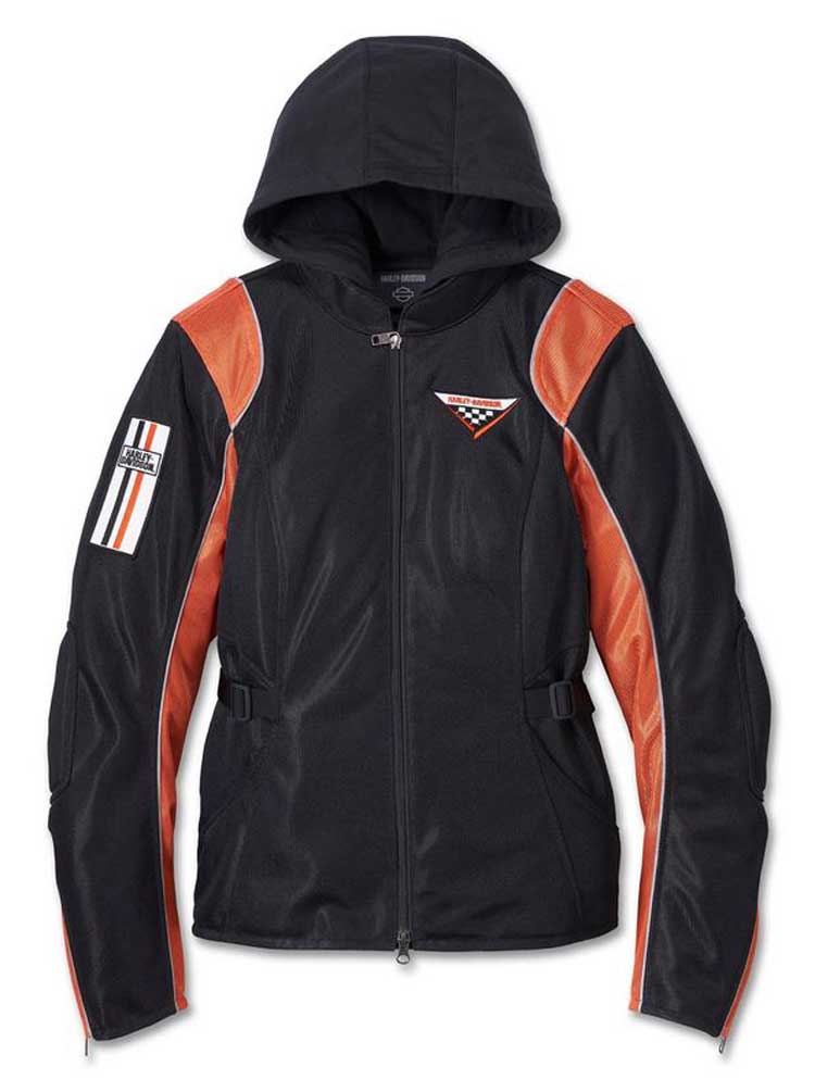 Harley-Davidson Women's Cora Mesh 2.0 Riding 3-IN-1 Jacket - Black 98144-23VW - Wisconsin Harley-Davidson