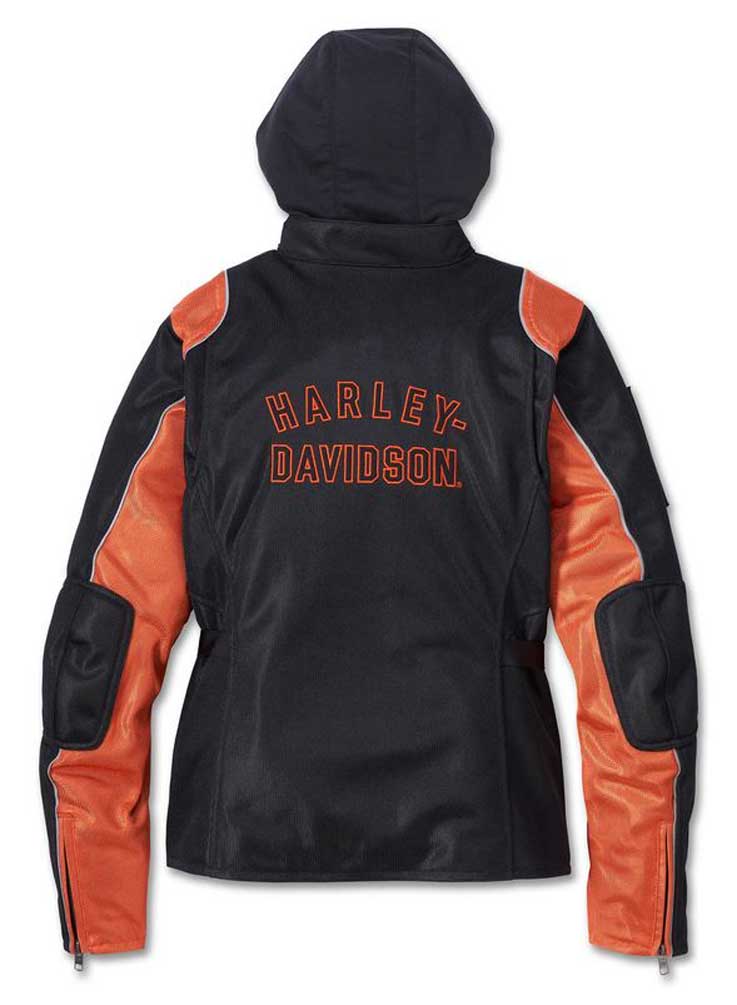 11083 ハーレー ダビッドソン アメリカ製 cwu55-p Lサイズ 黒 Harley-Davidson® Women's Cora Mesh 2.0 Riding 3-IN-1 Jacket