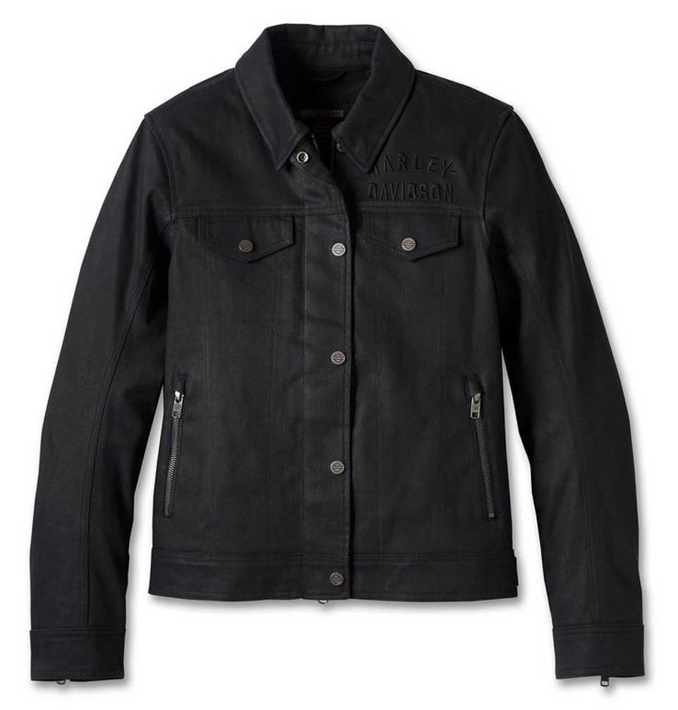 Harley-Davidson Women's Layering System Trucker Riding Jacket - Black 98142-23VW - Wisconsin Harley-Davidson