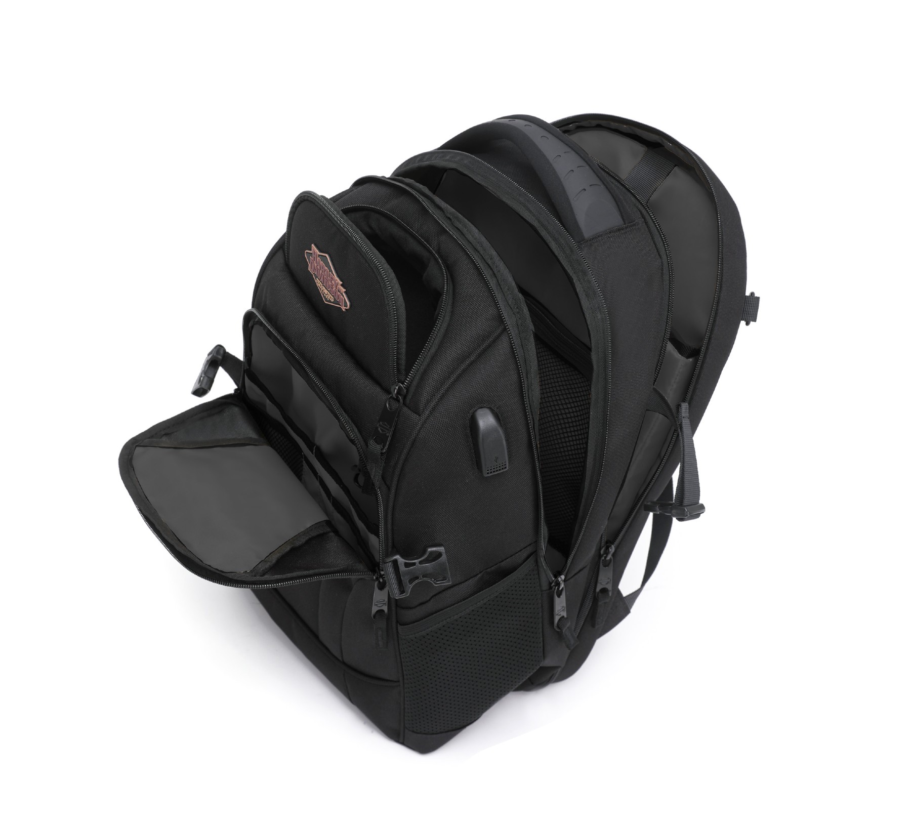 Harley-Davidson 120th Anniversary 'Renegade' USB Water-Resistant Backpack- Black - No Hassle Returns at Wisconsin Harley