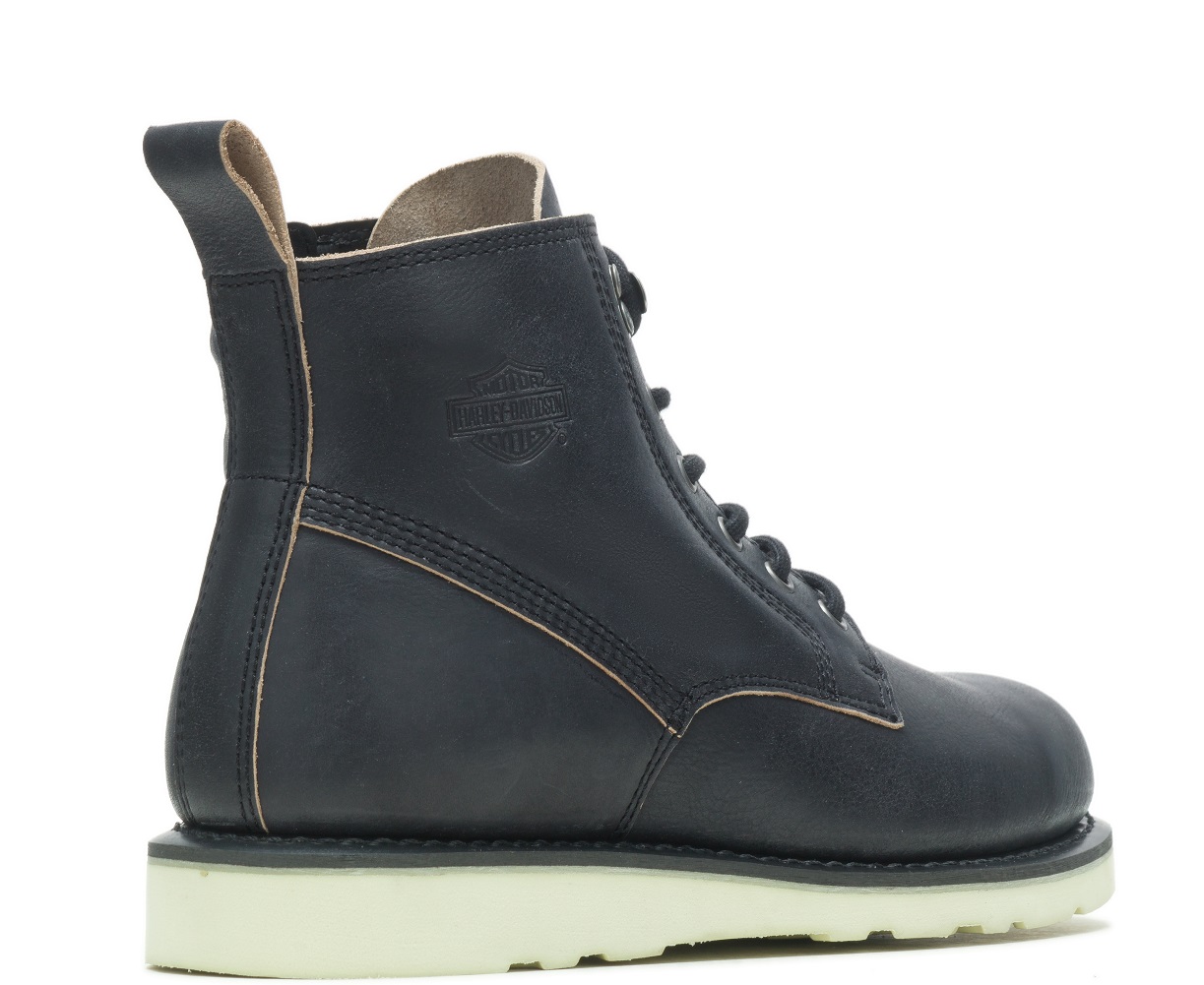 Harley-Davidson Men's Aldredge 6" Black or Brown Casual Lace Boots, D10005 - No Hassle Returns at Wisconsin Harley