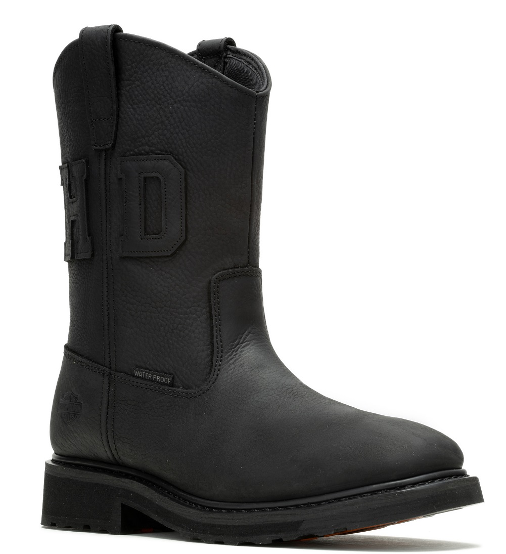 Harley-Davidson Men's 120th 10-inch Altman WP Black Motorcycle Boots D96300 - Wisconsin Harley-Davidson