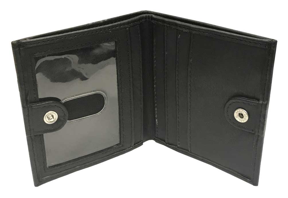 Harley-Davidson Free Shipping - Harley-Davidson Women's Tough Luck Bi-Fold Leather Wallet w/ RFID - Black - Free Shipping on many products plus Orders Over $99