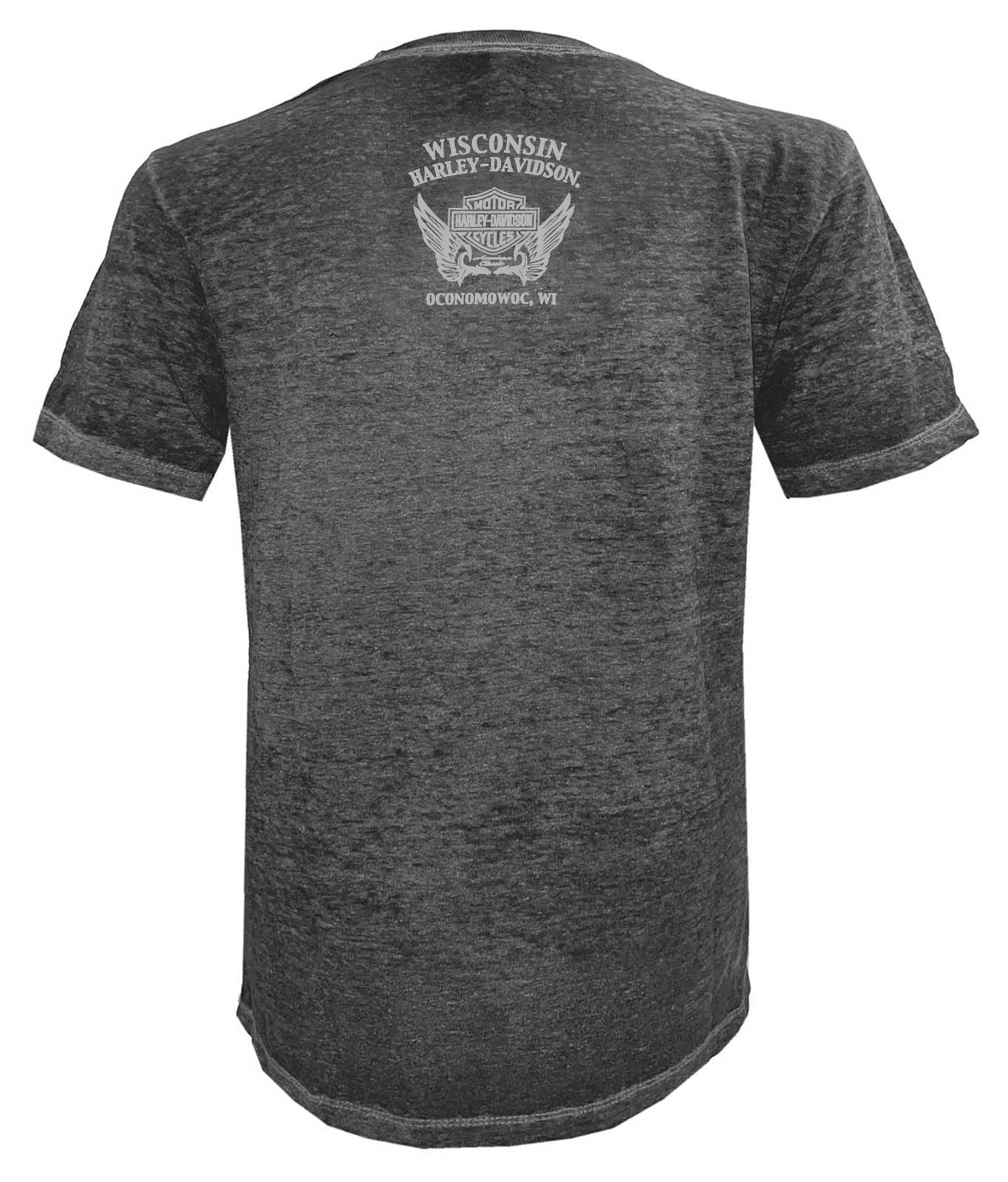 Harley-Davidson Free Shipping - Harley-Davidson Women's #1 Skull Crew-Neck Acid Wash Short Sleeve Tee, Black - Free Shipping on many products plus Orders Over $99