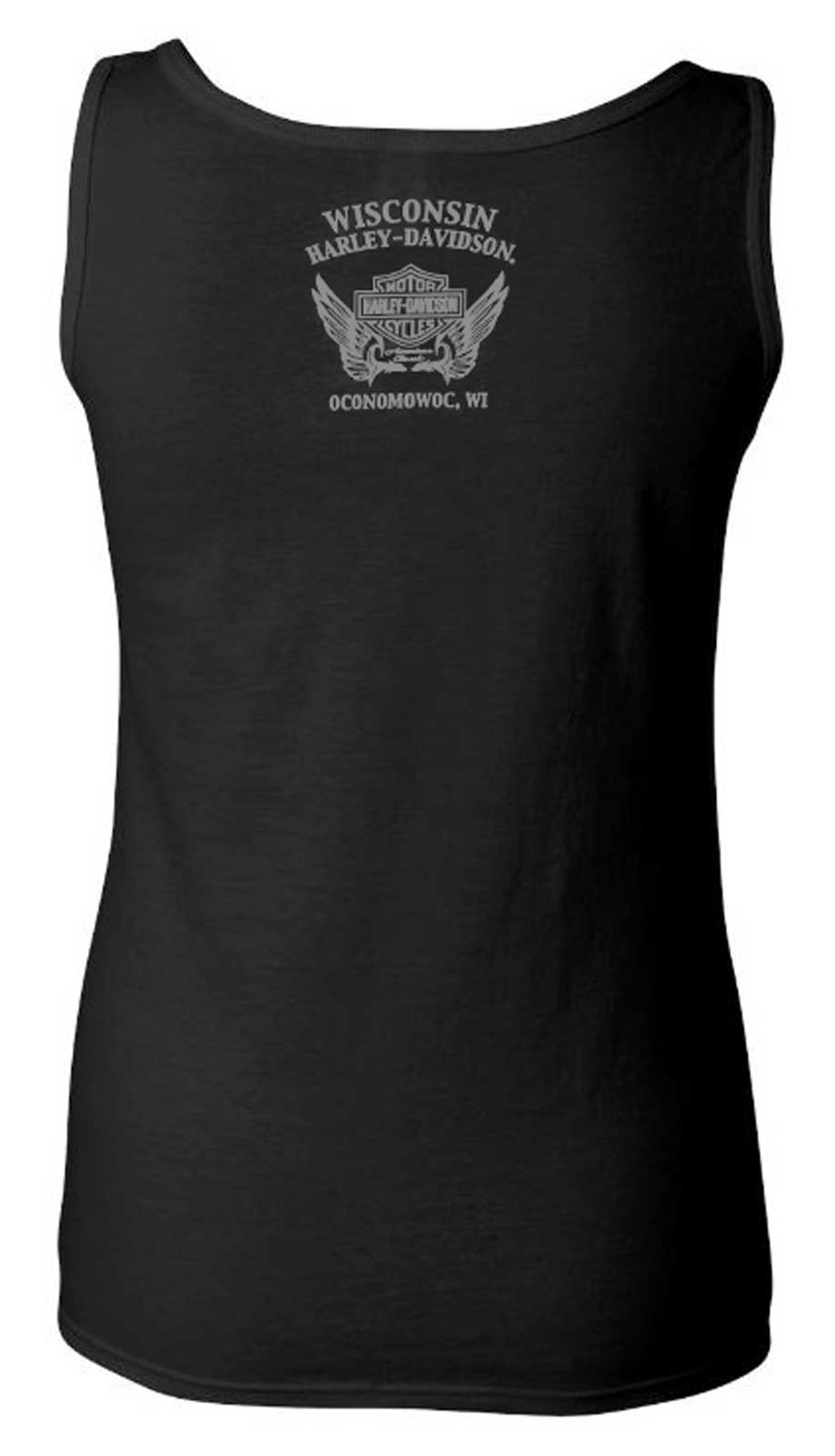 Harley-Davidson ブラック タンクトップ Harley-Davidson® Women's Boost Sleeveless Tank Top w