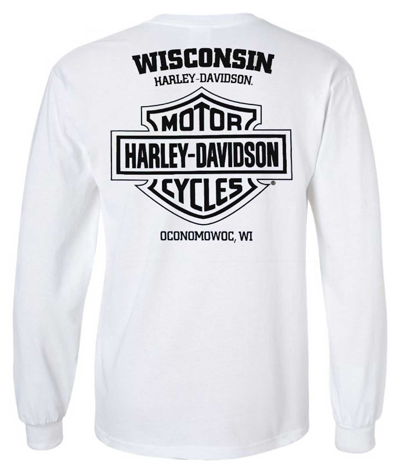 Harley-Davidson® Men's Living Legend Long Sleeve Cotton Crew-Neck