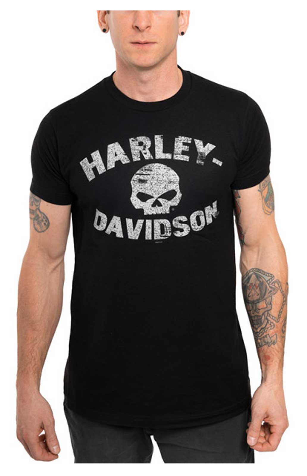 Harley-Davidson® Men's Pursue Willie G Skull Short Sleeve Cotton T