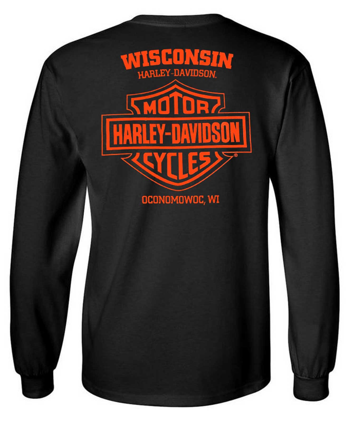 Harley-Davidson Free Shipping - Harley-Davidson Men's Sharp Shield Long Sleeve Chest Pocket Cotton Shirt - Black - Free Shipping on many products plus Orders Over $99