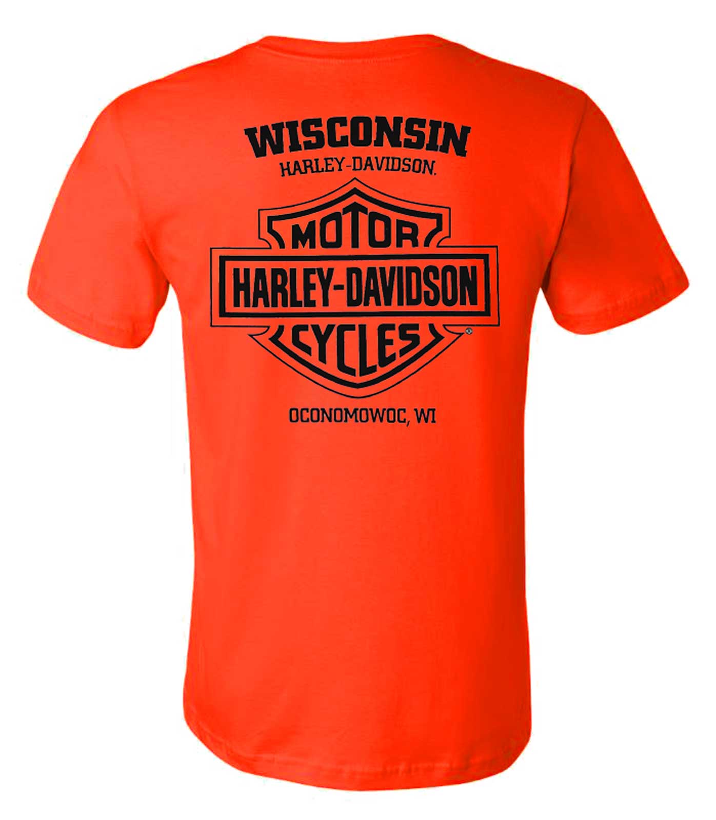 Harley-Davidson Free Shipping - Harley-Davidson Men's Chase Chest Pocket Short Sleeve Crew-Neck T-Shirt - Orange - Free Shipping on many products plus Orders Over $99
