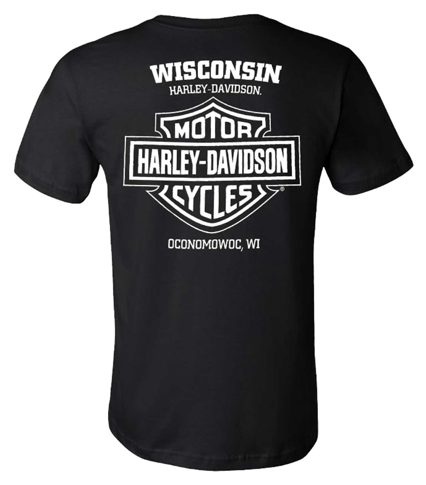 Harley-Davidson Free Shipping - Harley-Davidson Men's Simple Distressed Crew-Neck Short Sleeve Shirt, Black - Free Shipping on many products plus Orders Over $99