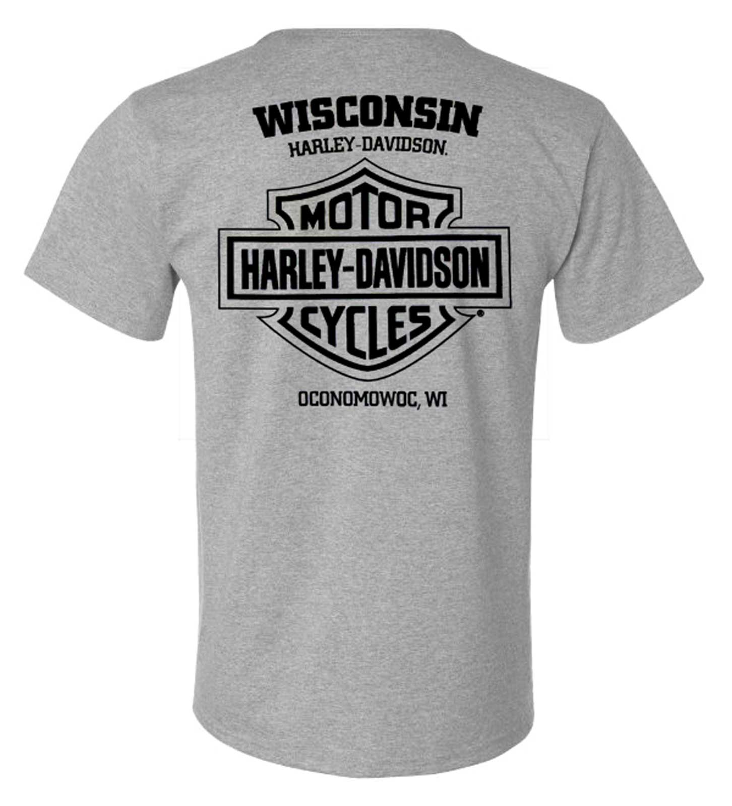 Harley-Davidson Free Shipping - Harley-Davidson Men's Memory Lane Short Sleeve Crew-Neck T-Shirt, Gray - Free Shipping on many products plus Orders Over $99
