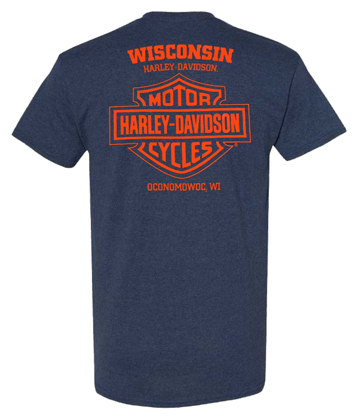 Harley-Davidson Free Shipping - Harley-Davidson Men's Distressed Restoration Short Sleeve Crew-Neck T-Shirt Navy - Free Shipping on many products plus Orders Over $99