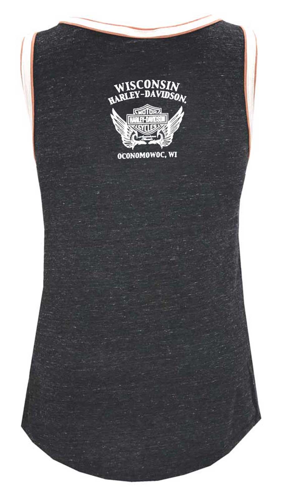 Harley-Davidson Free Shipping - Harley-Davidson Women's Distressed Spray Paint Sleeveless Tank Top - Onyx Black - Free Shipping on many products plus Orders Over $99