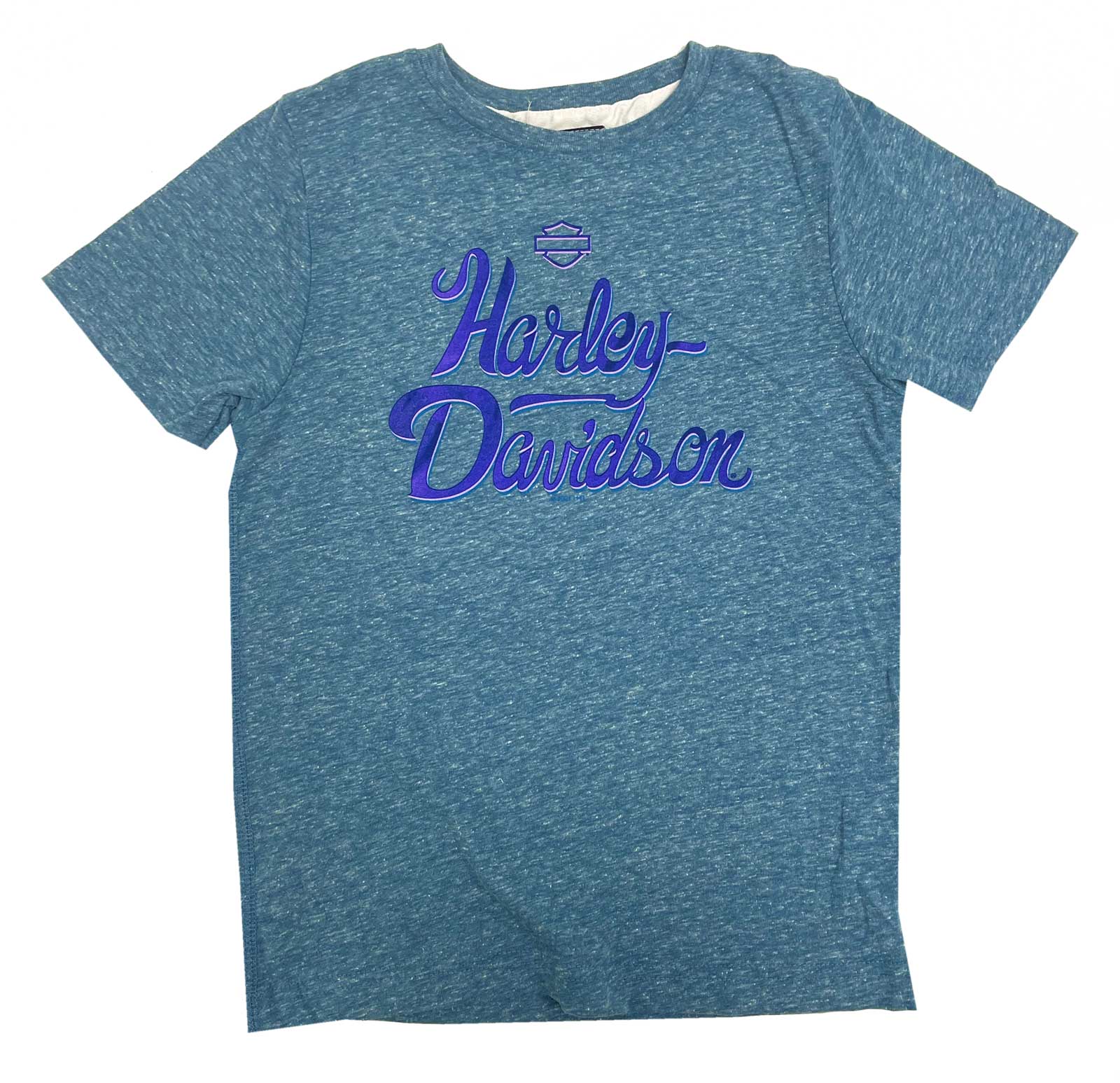 Harley-Davidson Girl's Compose H-D  Youth Short Sleeve Tee - Turquoise - Wisconsin Harley-Davidson