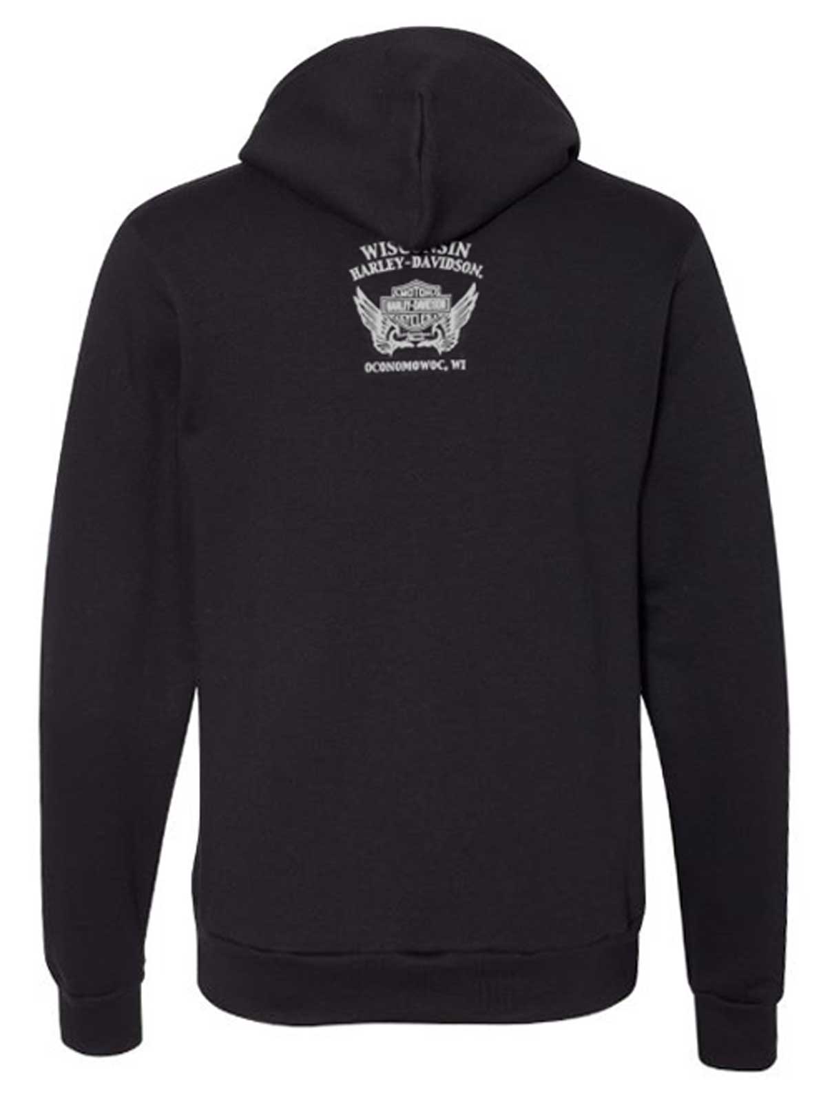 Harley-Davidson Free Shipping - Harley-Davidson Women's Titanium Metallic Zip-Up Hooded Sweatshirt - Black - Free Shipping on many products plus Orders Over $99