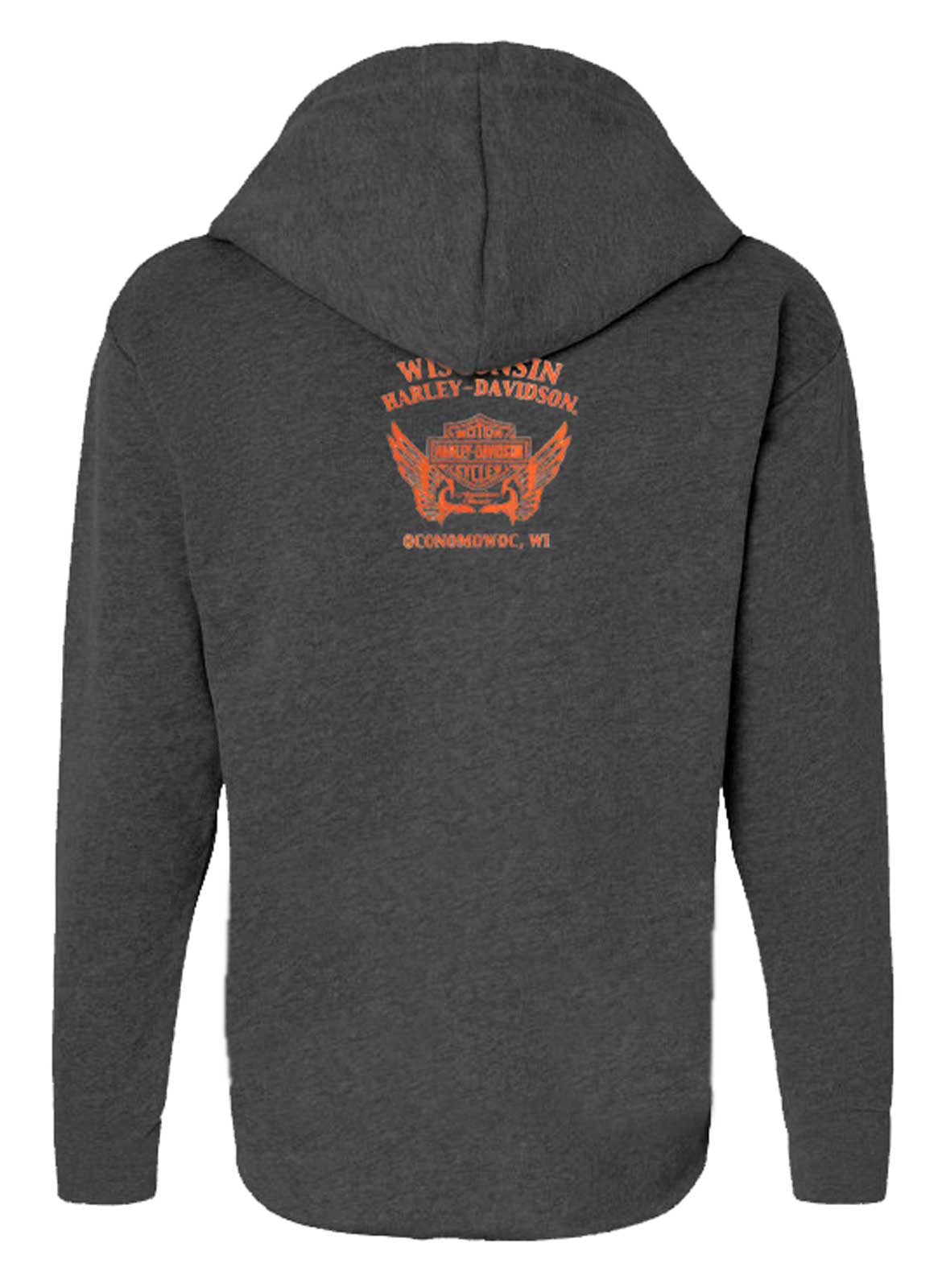 Harley-Davidson Free Shipping - Harley-Davidson Women's Twisted Raw-Edge Pullover Fleece Hoodie - Washed Black - Free Shipping on many products plus Orders Over $99