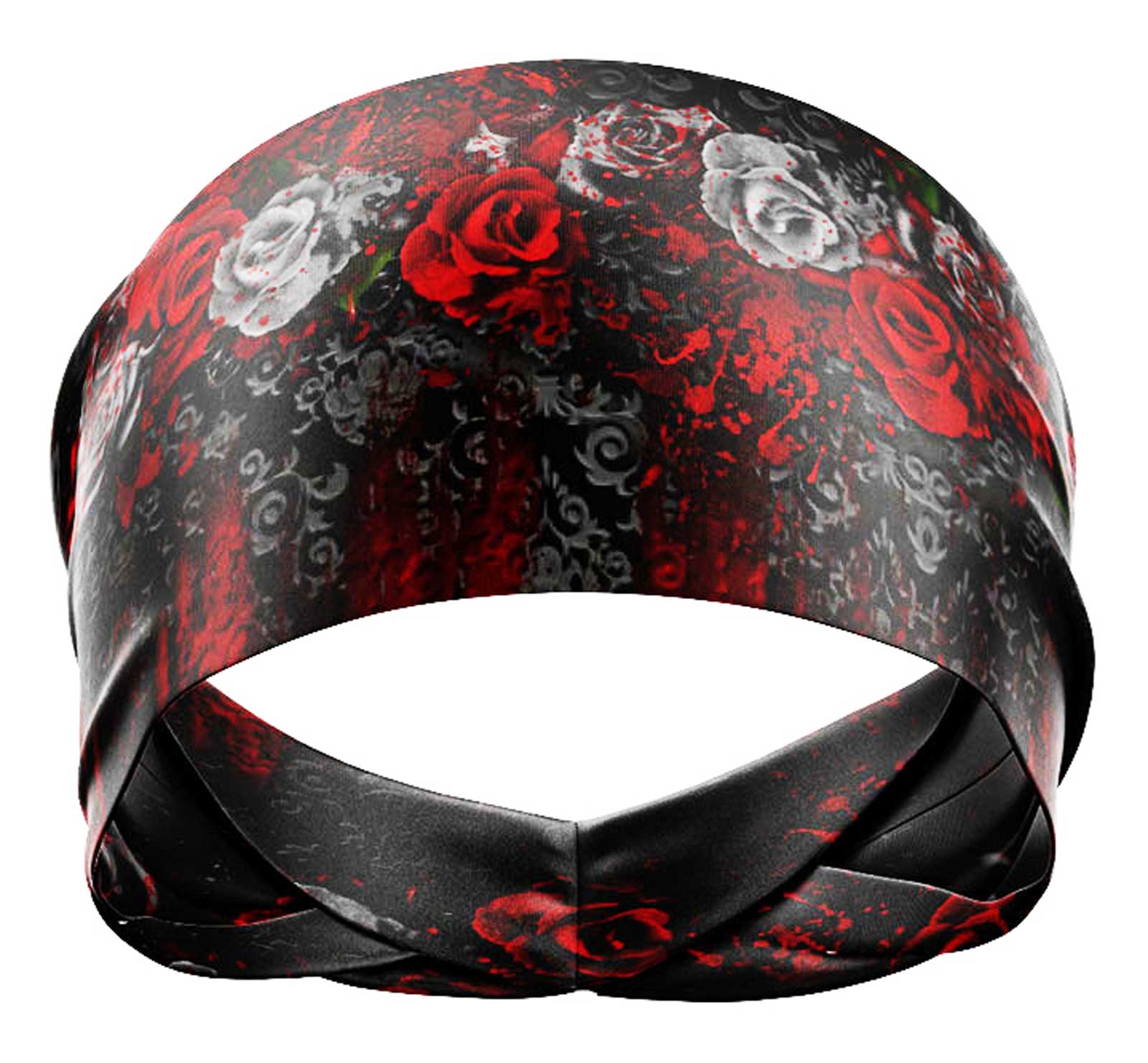 Harley-Davidson Free Shipping - That's A Wrap Women's Ultra-Soft Badass Roses Bouquet Do Band Headwrap - Red - Free Shipping on many products plus Orders Over $99