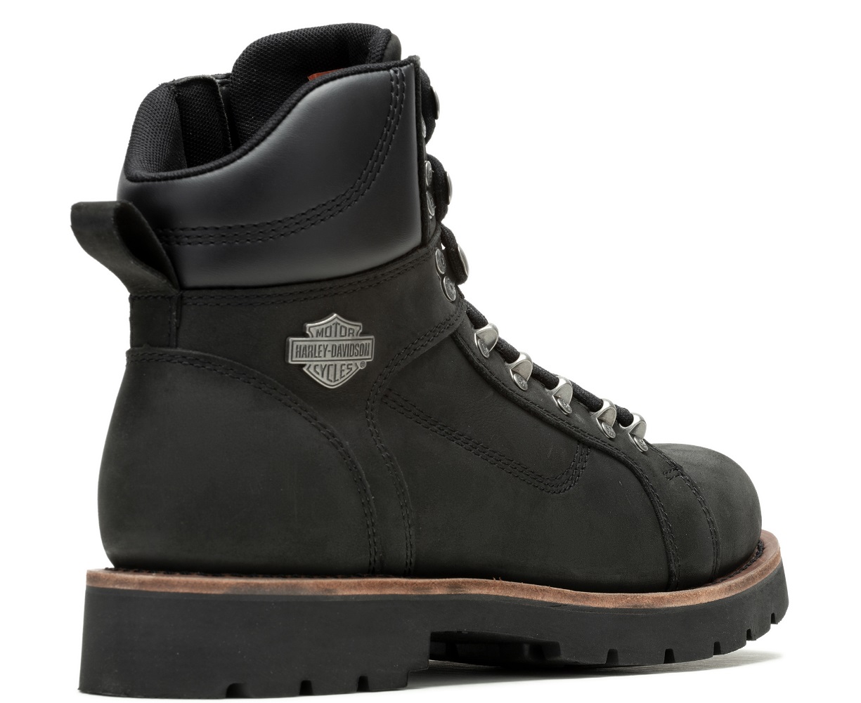 Harley-Davidson Men's Windon 6.25-Inch Black Motorcycle Boots, D93851 - No Hassle Returns at Wisconsin Harley