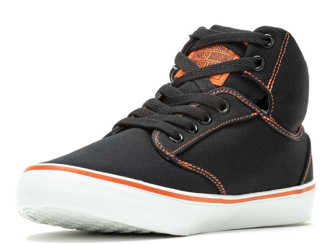 美品　Harley-Davidson スニーカー ブラック　ヴィンテージ加工 Harley-Davidson® Men's Torland Black Vintage Style Sneakers