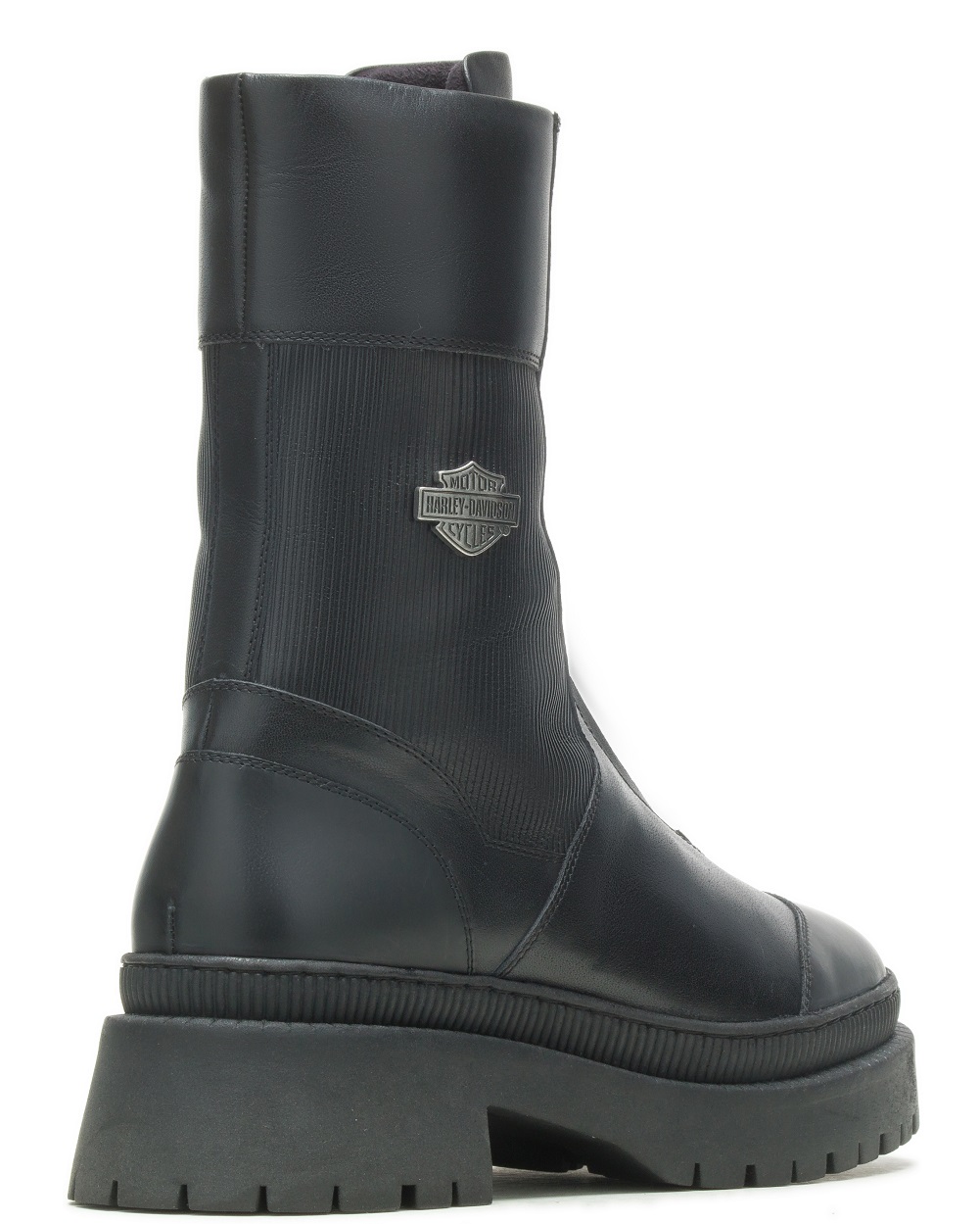 Harley-Davidson Women's Kavan Black 9-Inch Zip-Up Fashion Boots D65003 - No Hassle Returns at Wisconsin Harley