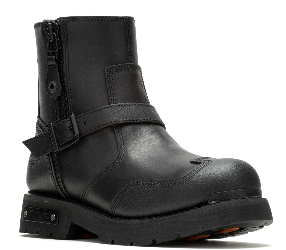 Harley-Davidson® Men's 6.75-Inch Hadan Black Motorcycle Boots