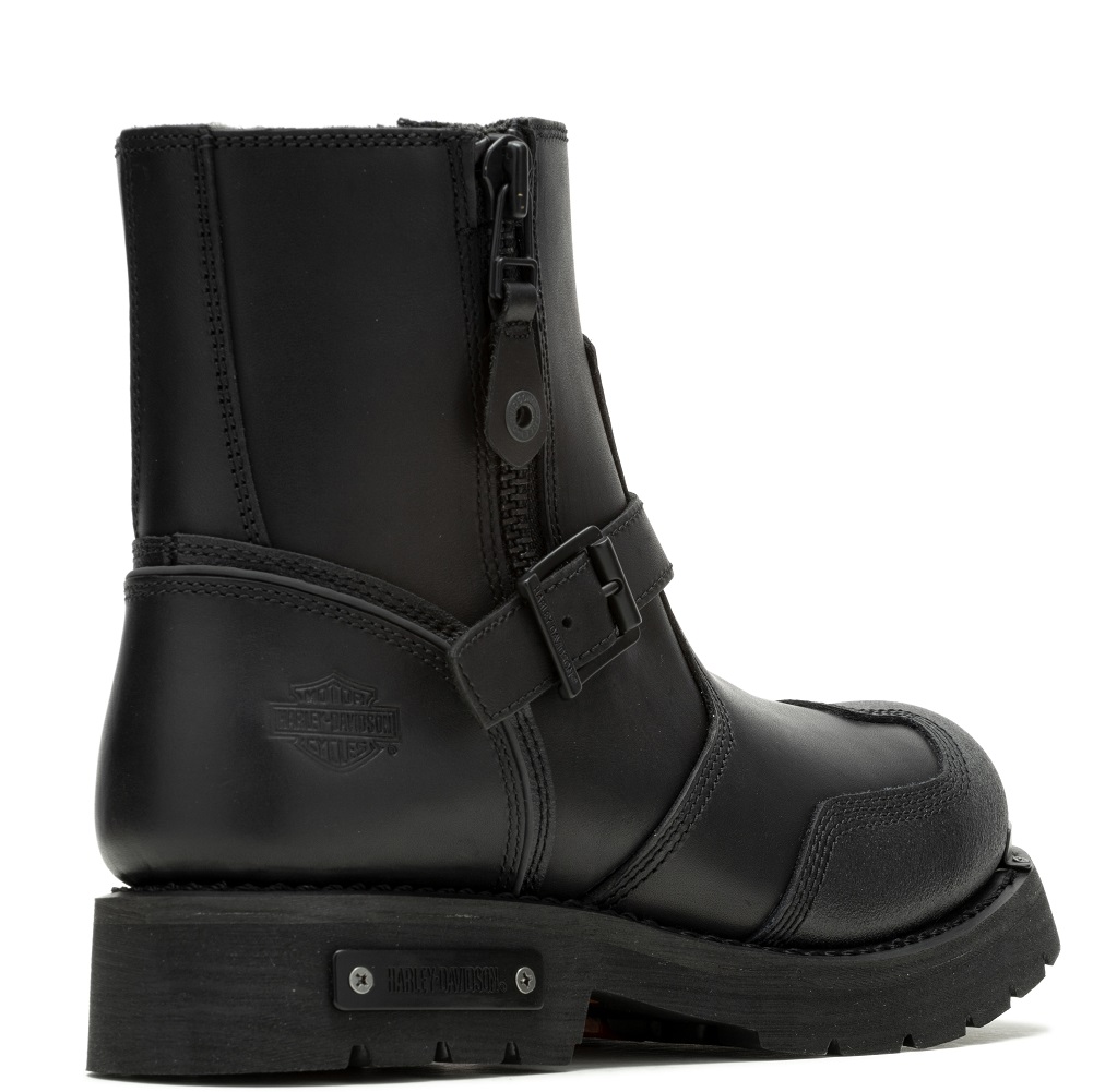 Harley-Davidson Men's 6.75-Inch Hadan Black Motorcycle Boots D96296 - No Hassle Returns at Wisconsin Harley