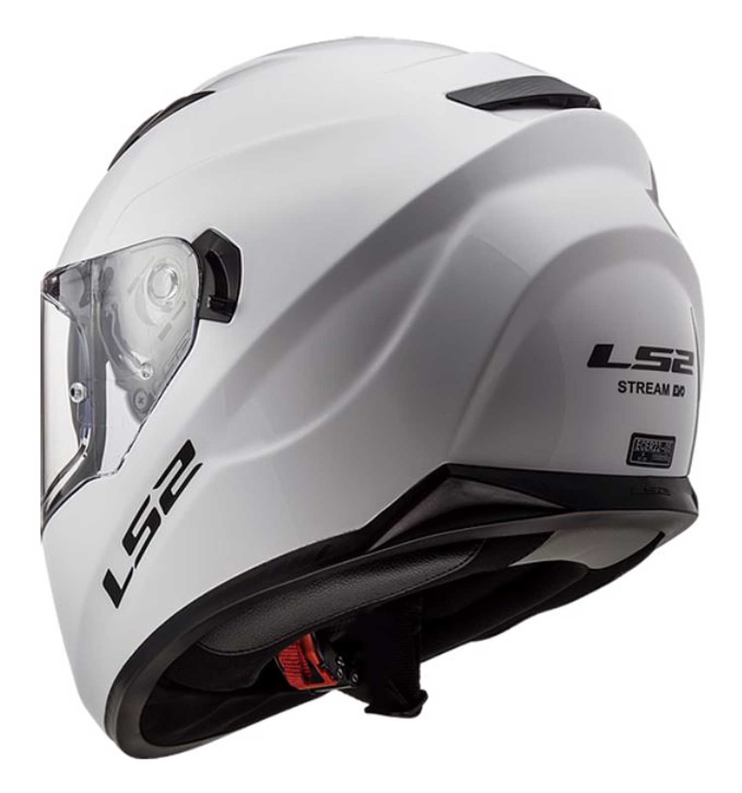 Harley-Davidson Free Shipping - LS2 Helmets Stream Solid Full Face Motorcycle Helmet w/ Shield - Gloss White - Free Shipping on many products plus Orders Over $99