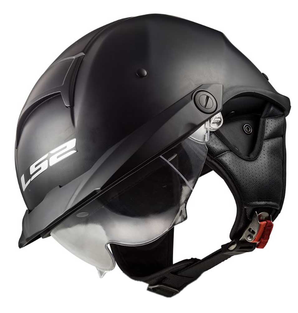 Harley-Davidson Free Shipping - LS2 Helmets Rebellion Sun Shield Motorcycle Half Helmet - Matte Black 590-101 - Free Shipping on many products plus Orders Over $99