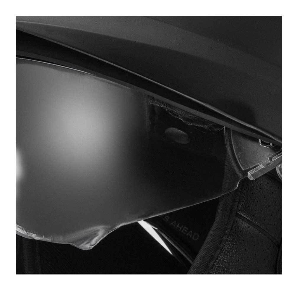 LS2 Helmets Rebellion Sun Shield Motorcycle Half Helmet - Matte Black 590-101 - No Hassle Returns at Wisconsin Harley