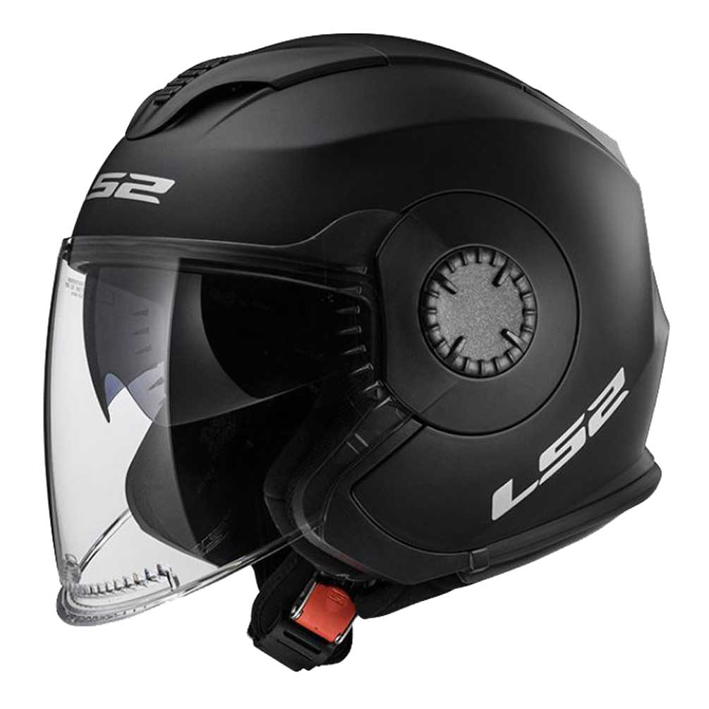LS2 Helmets Open Face Verso Motorcycle Helmet - Solid Matte Black 570-101 - Wisconsin Harley-Davidson