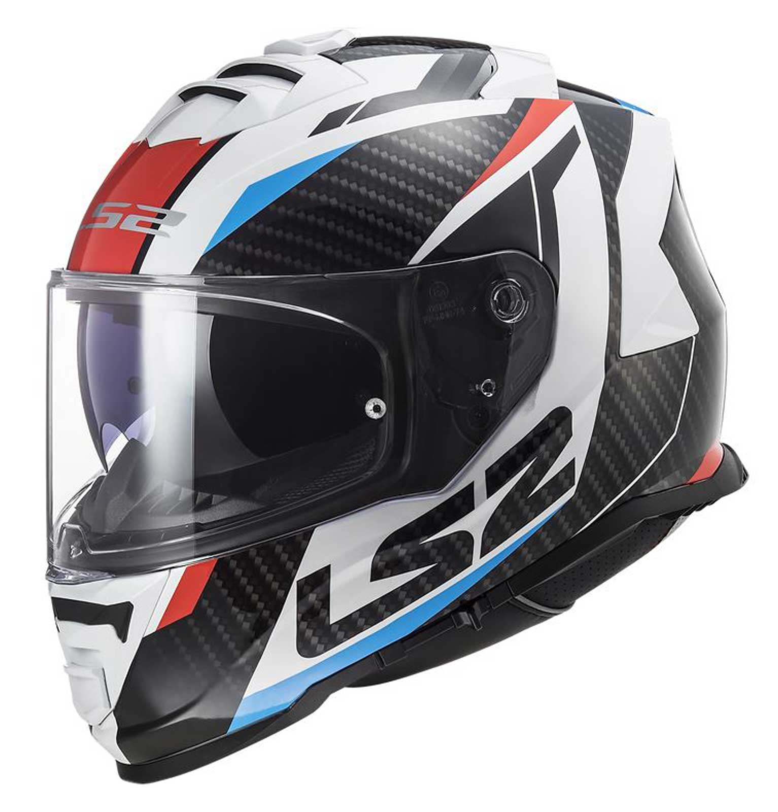 LS2 Helmets Assault Racer Full Face Motorcycle Helmet - Matte Red/White/Blue - Wisconsin Harley-Davidson