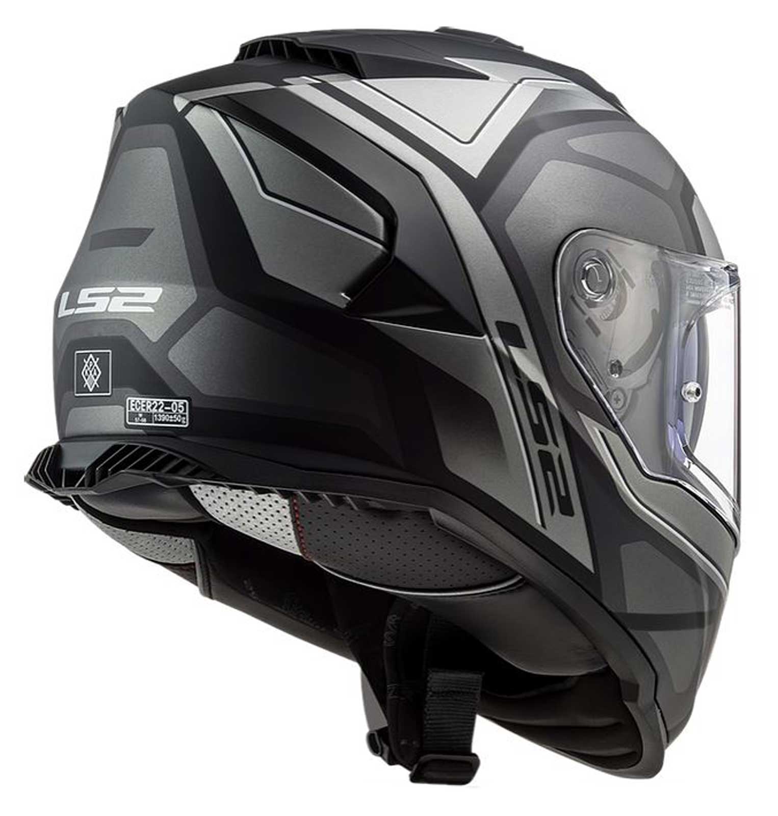 LS2 Helmets Assault Petra Full Face Shield Motorcycle Helmet, Matte