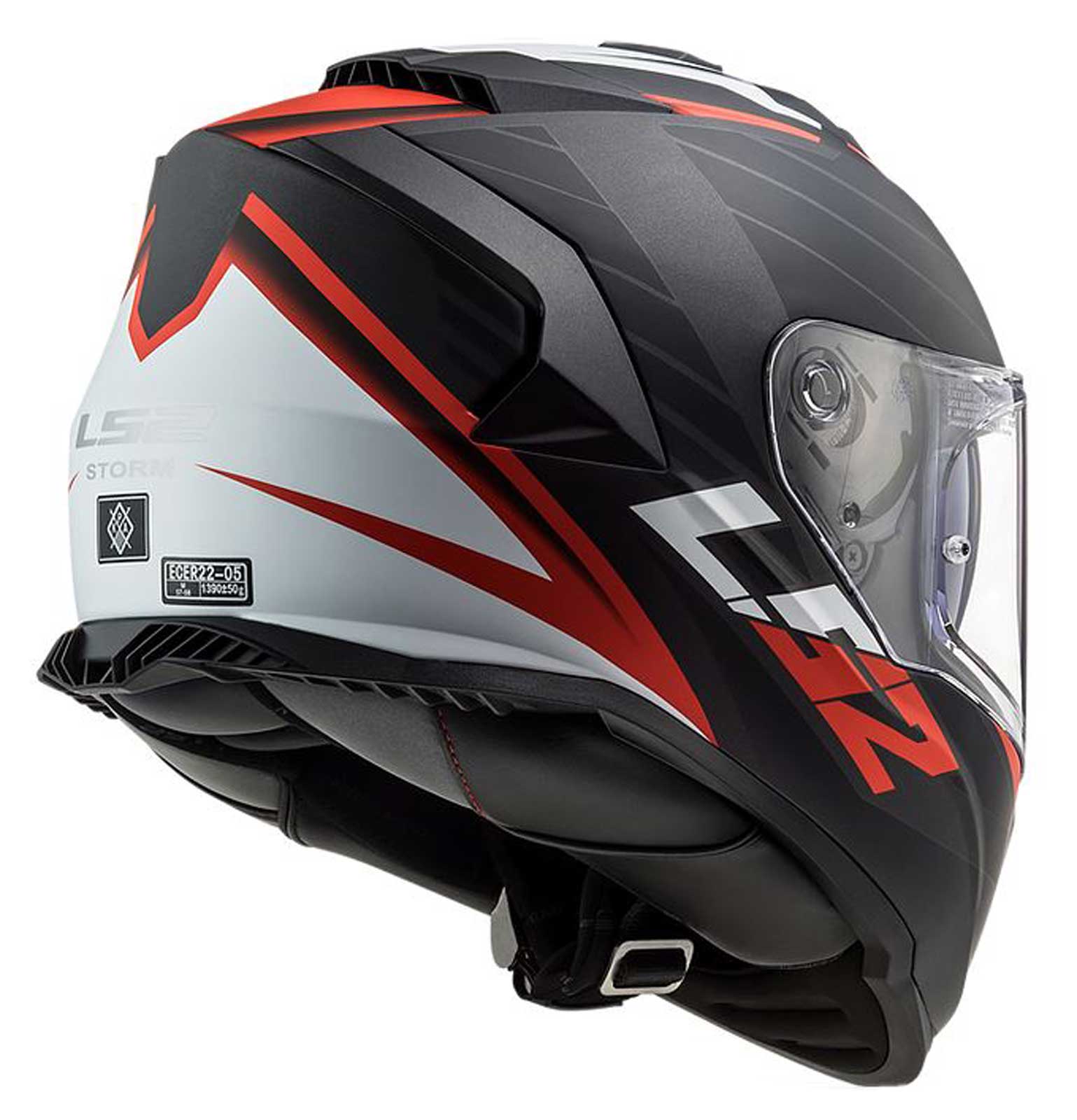 LS2 Helmets Assault Nerve Full Face Shield Motorcycle Helmet, Matte Black/Red - Largest Selection of Harley-Davidson Products