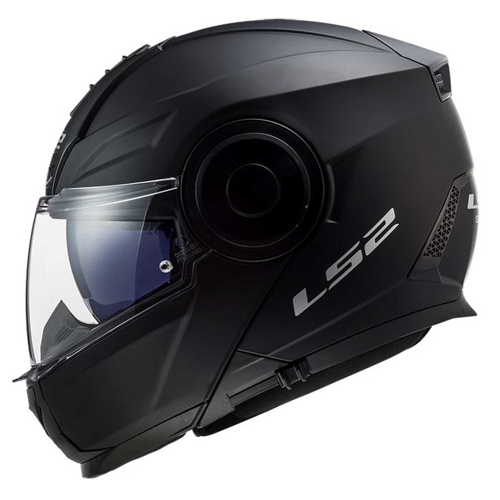 Harley-Davidson Free Shipping - LS2 Helmets Horizon Solid Modular Sun Shield Motorcycle Helmet - Matte Black - Free Shipping on many products plus Orders Over $99