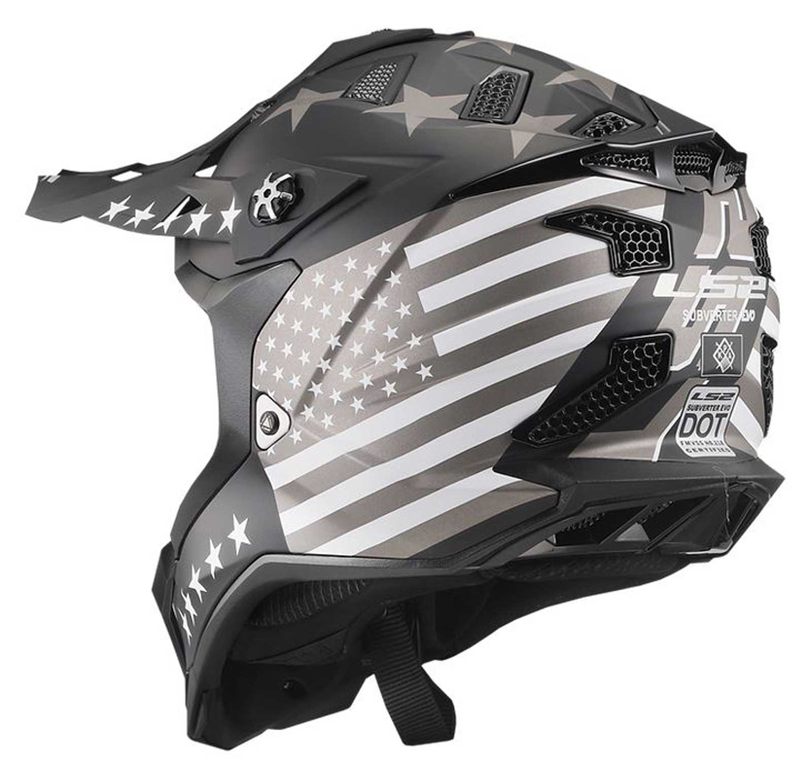 Harley-Davidson Free Shipping - LS2 Helmets '76 Stars & Stripes Subverter EVO Full Face Motorcycle Helmet, Black - Free Shipping on many products plus Orders Over $99